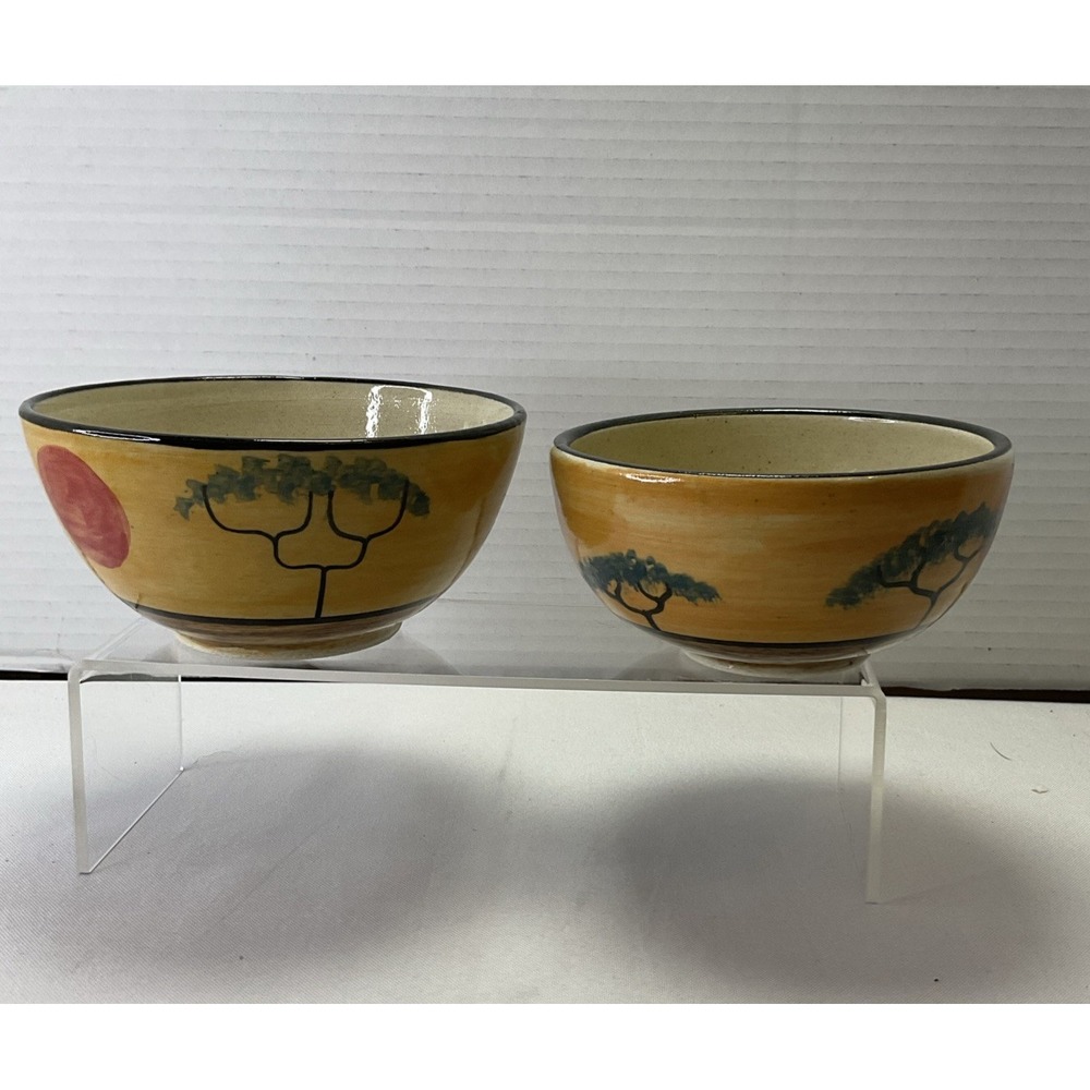 Nkhotakota Dedza Malawi Pottery Bowls 2piece‎ set handcrafted In Africa